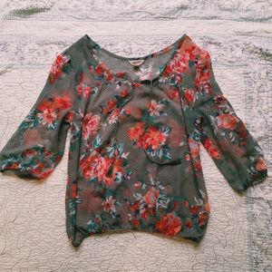 WOMENS FLORAL BLOUSE